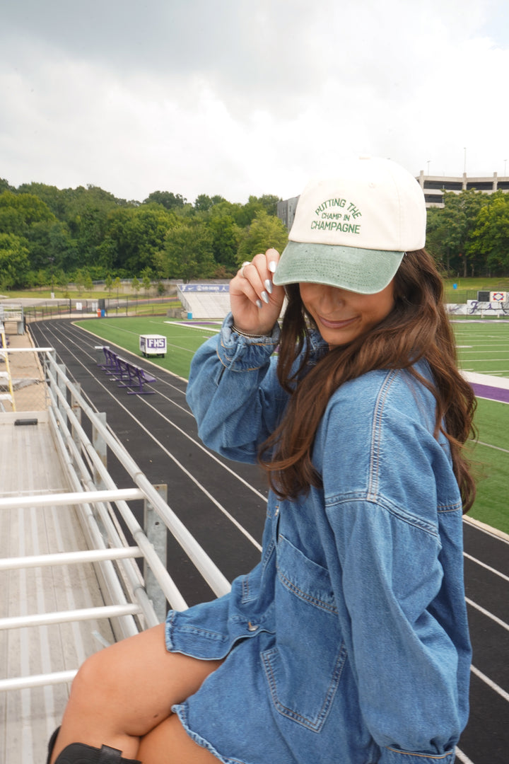 Putting The Champ In Champagne - Dad Cap