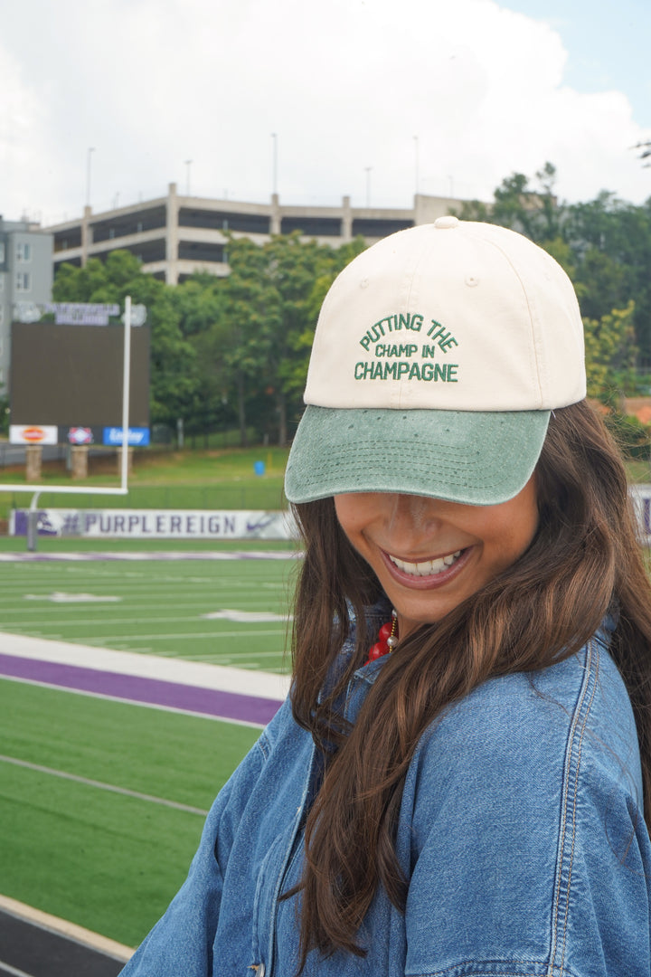 Putting The Champ In Champagne - Dad Cap
