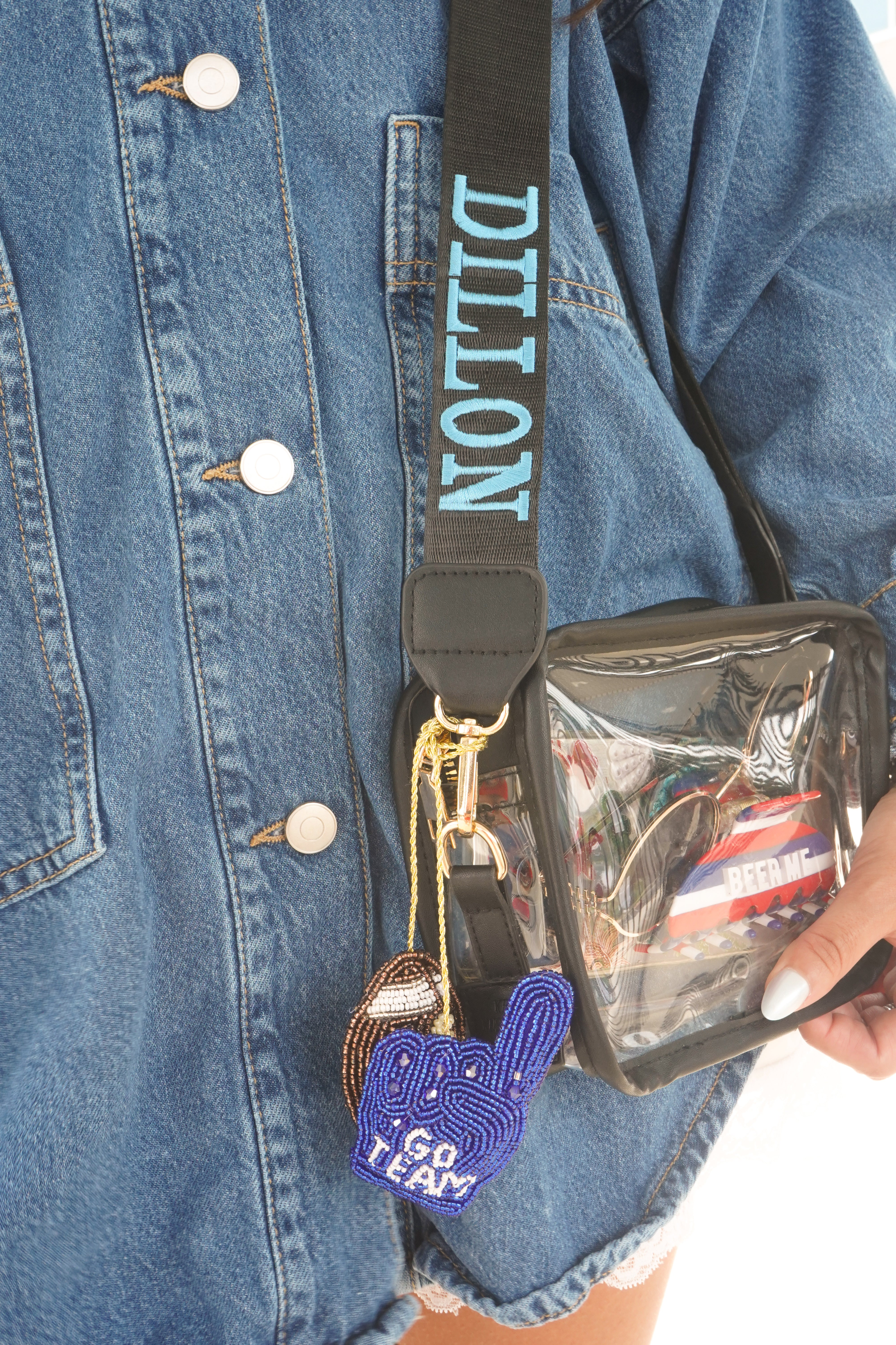 Clear Gameday + Concert Purse | Customizable – KenzKustomz