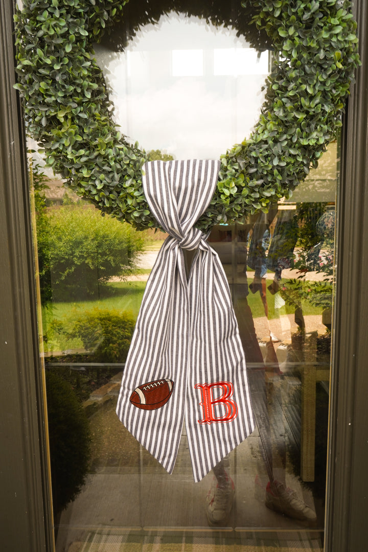Football Wreath Sash