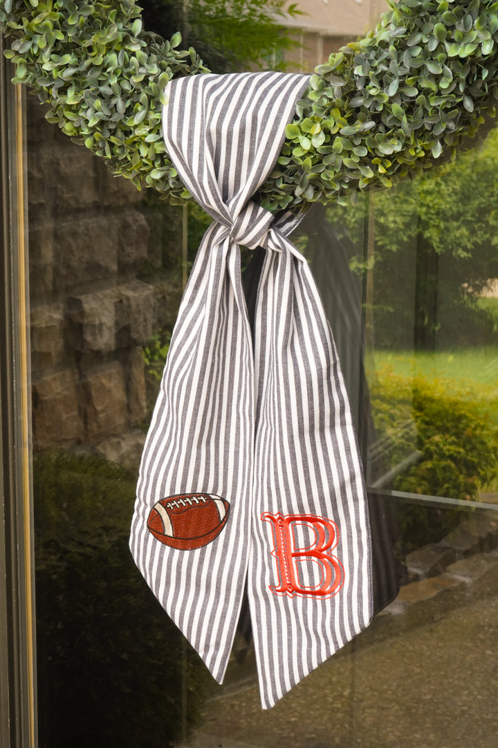 Football Wreath Sash