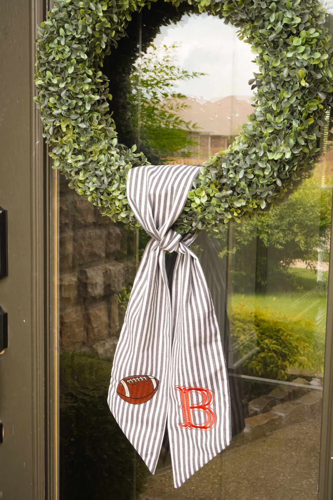 Football Wreath Sash