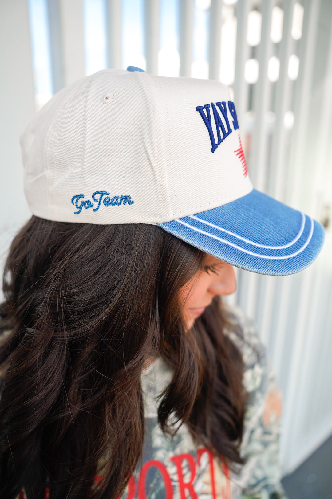 Yay Sports! - Denim Vintage Trucker Hat