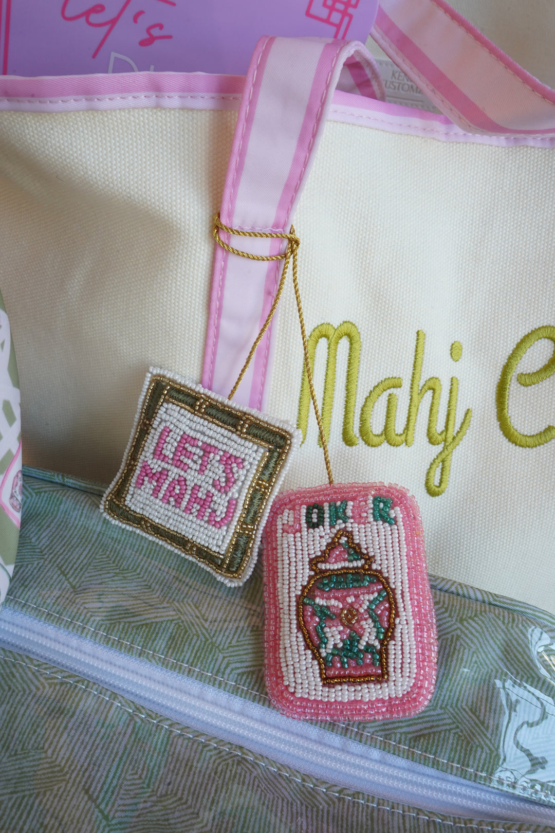 Hobbies Beaded Bag Charms