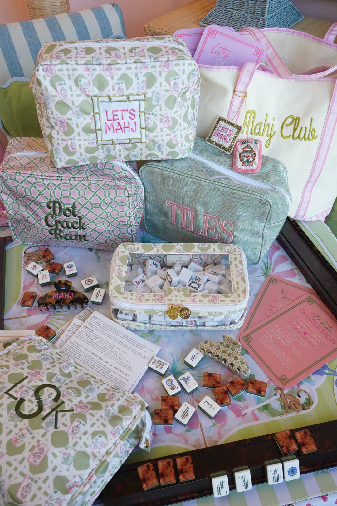 Mahjong Tile Storage Bag
