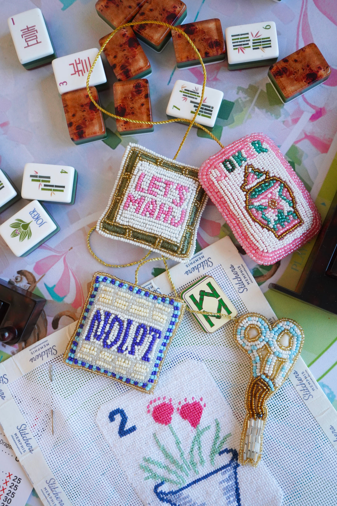 Hobbies Beaded Bag Charms