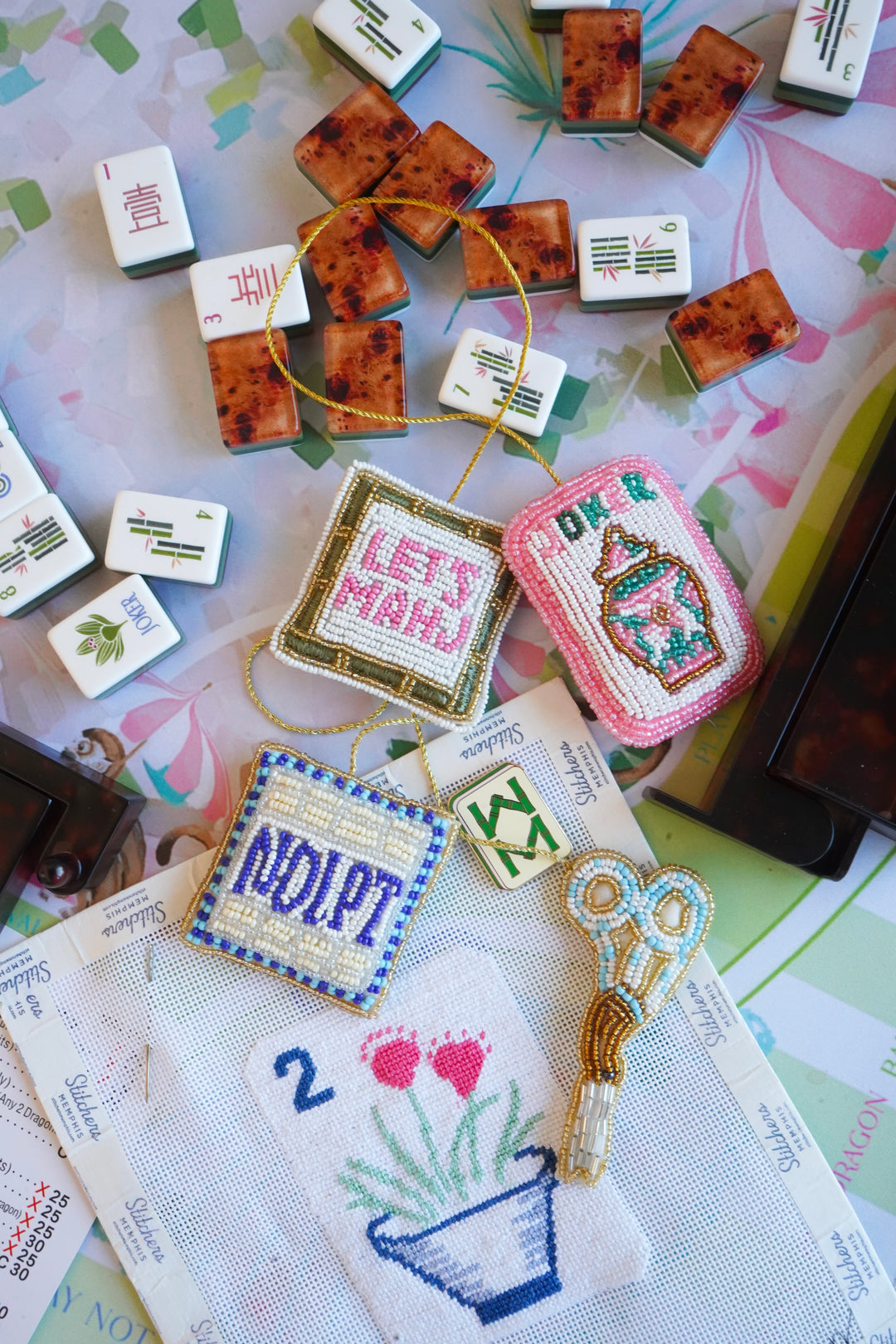 Hobbies Beaded Bag Charms