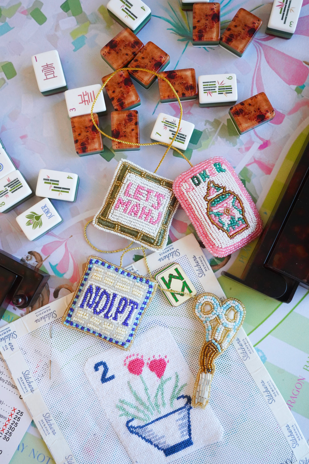 Hobbies Beaded Bag Charms