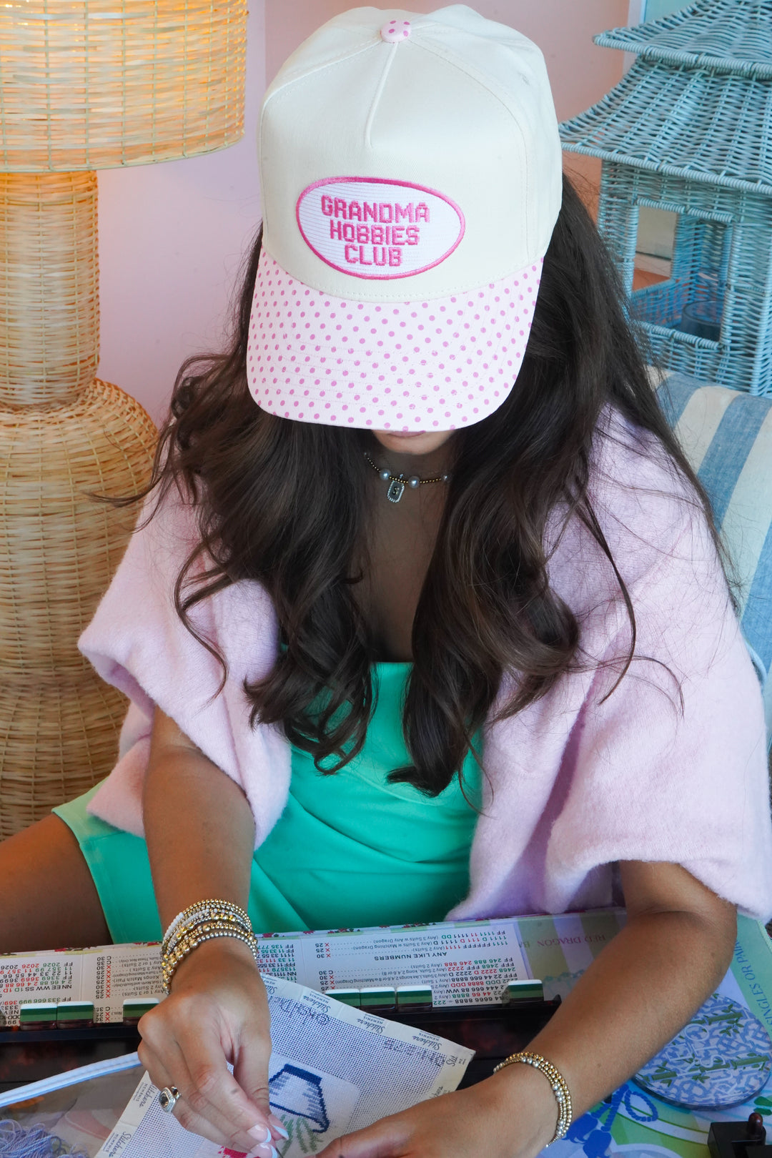 Grandma Hobbies Club Patch Hat
