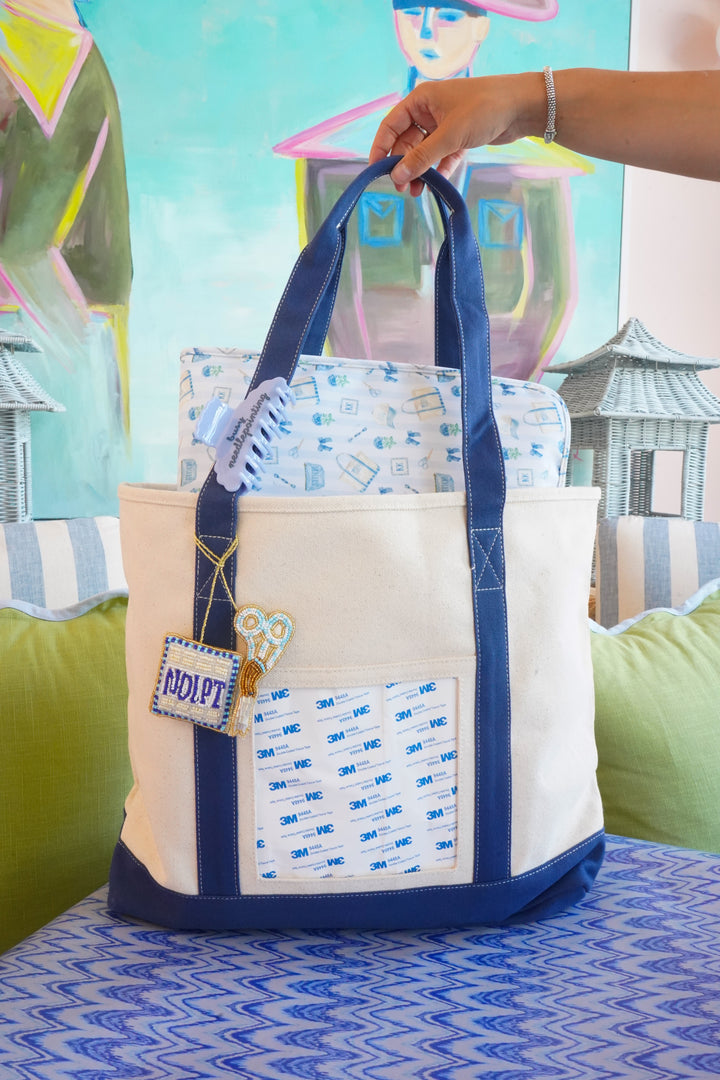 Needlepoint Canvas Tote — Self-Finishing
