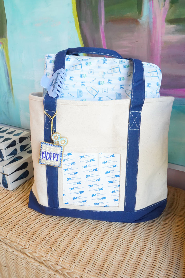 Needlepoint Canvas Tote — Self-Finishing
