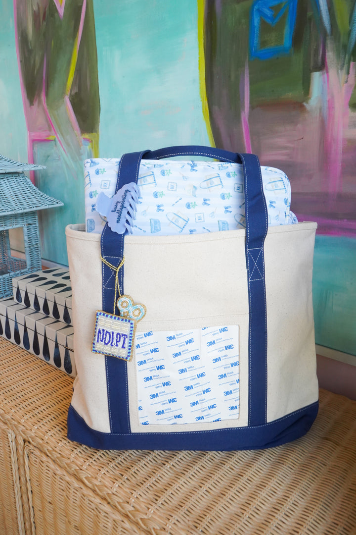 Needlepoint Canvas Tote — Self-Finishing