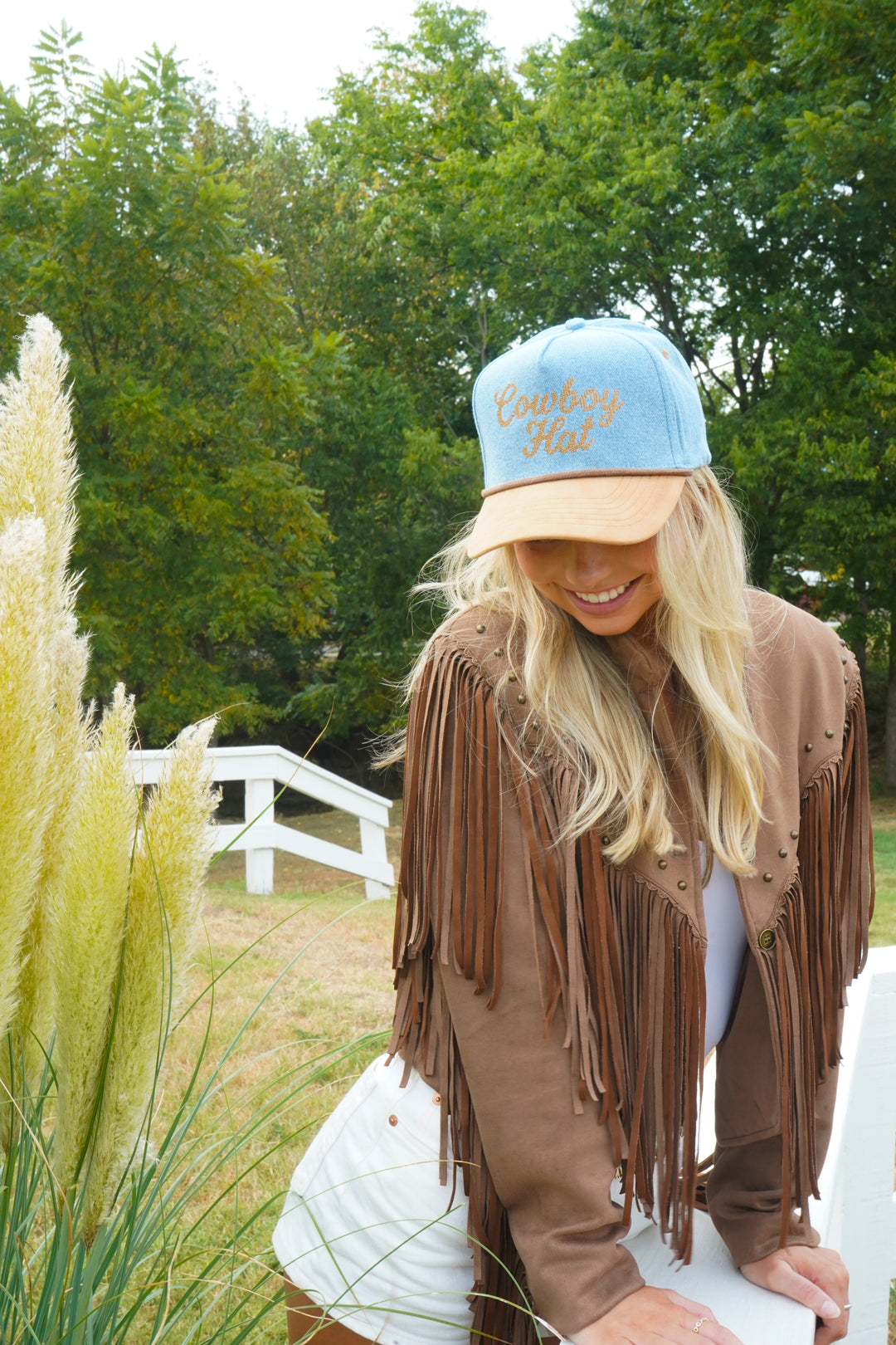 Cowboy Hat - Denim Trucker Hat