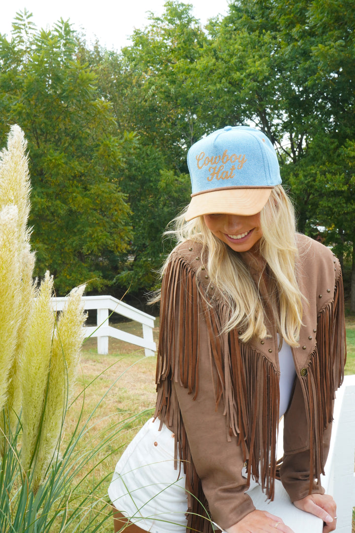 Cowboy Hat - Denim Trucker Hat