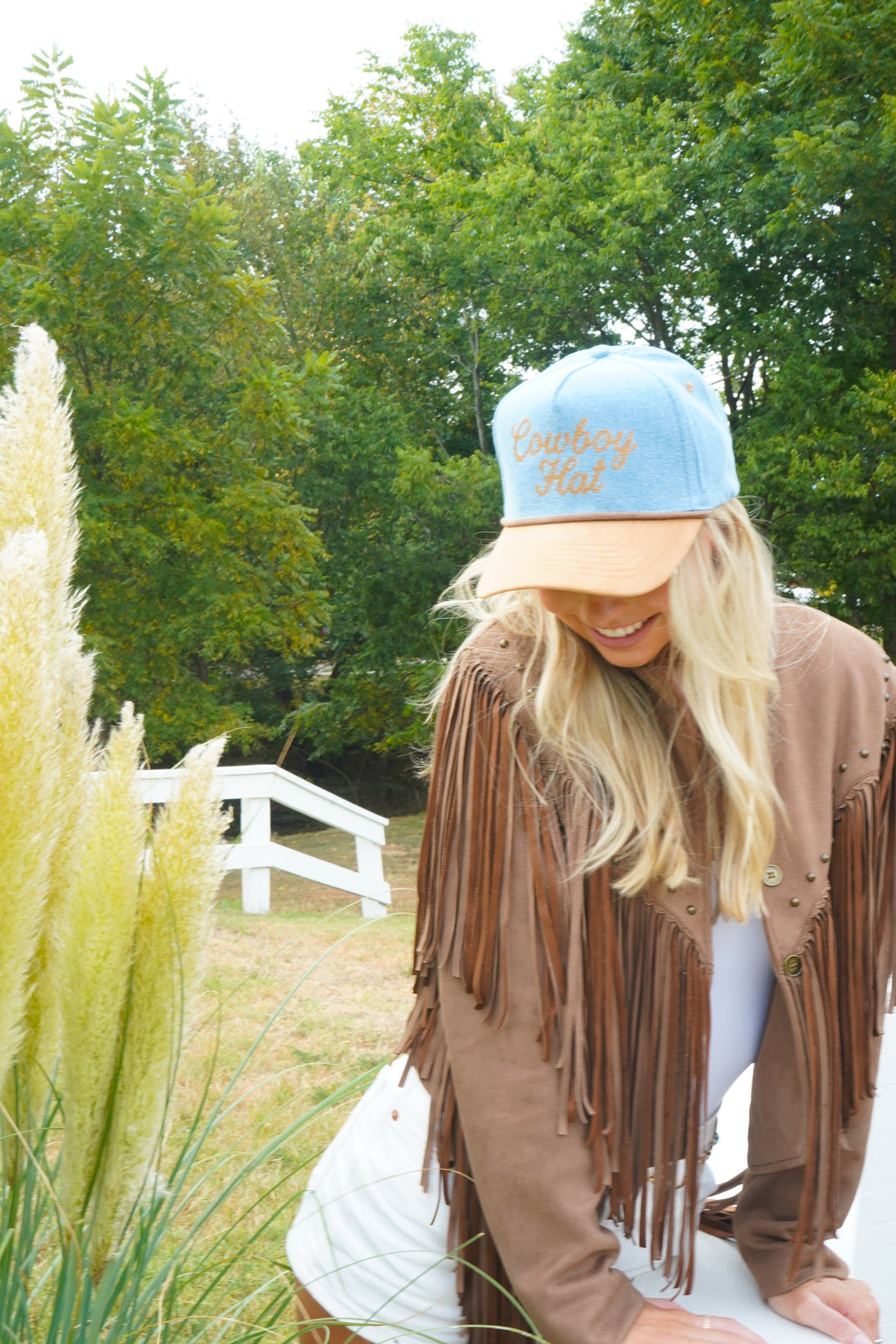 Cowboy Hat - Denim Trucker Hat
