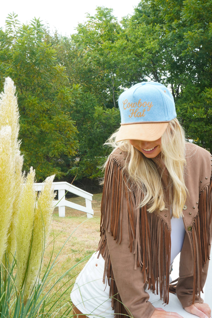 Cowboy Hat - Denim Trucker Hat