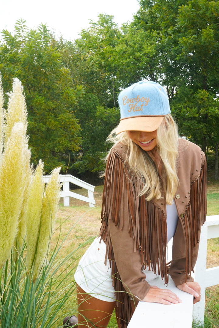 Cowboy Hat - Denim Trucker Hat