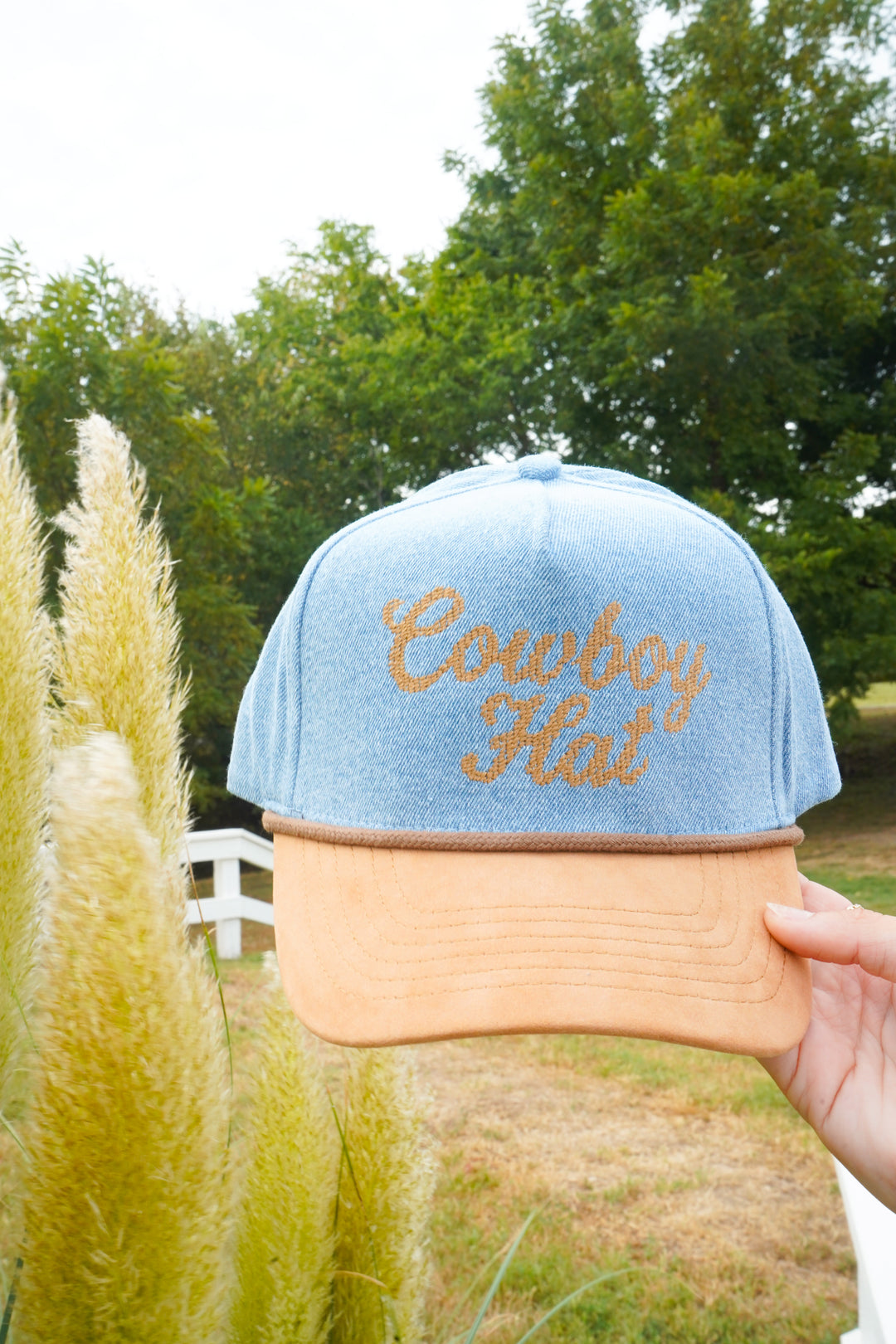 Cowboy Hat - Denim Trucker Hat