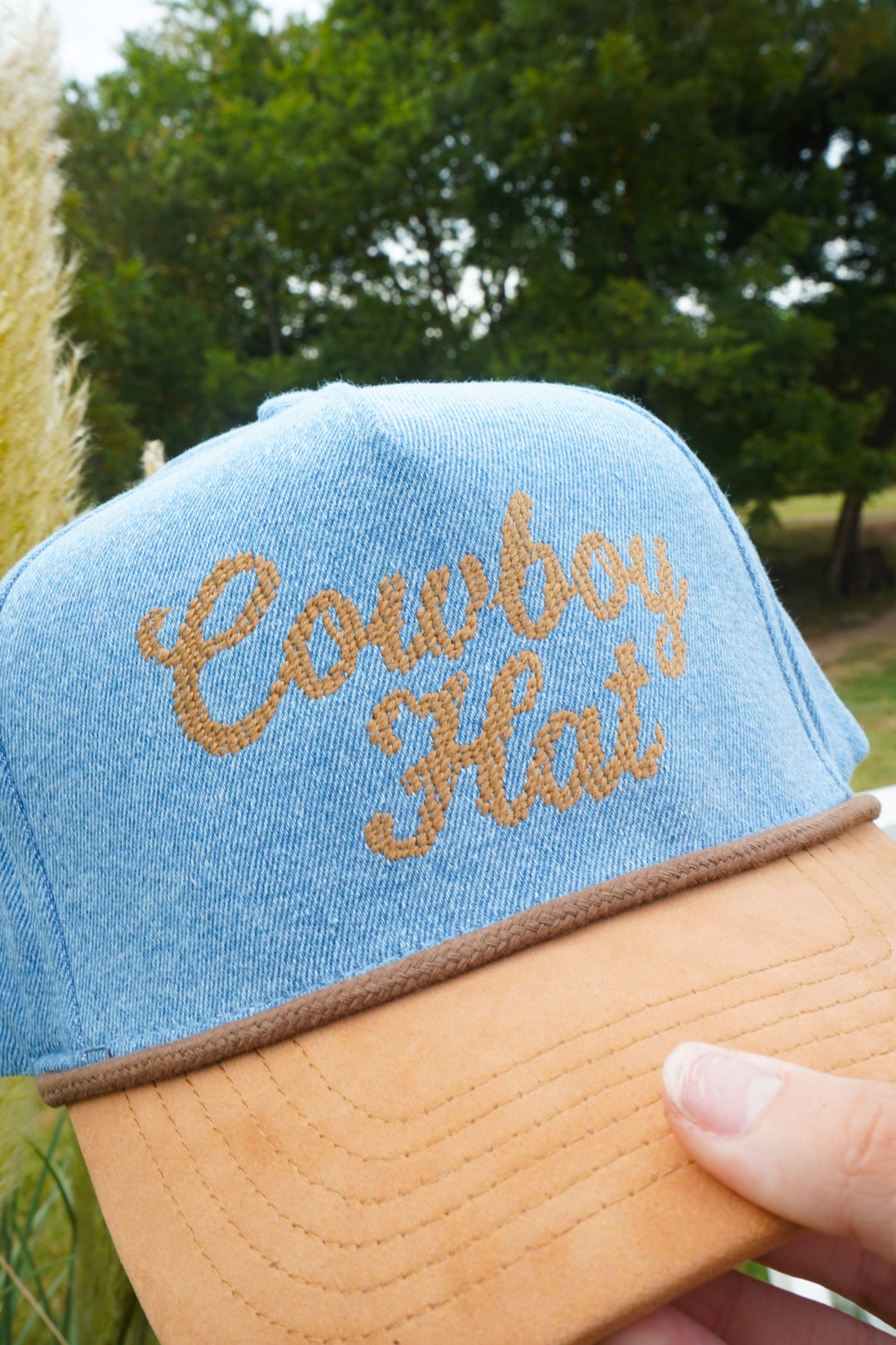 Cowboy Hat - Denim Trucker Hat