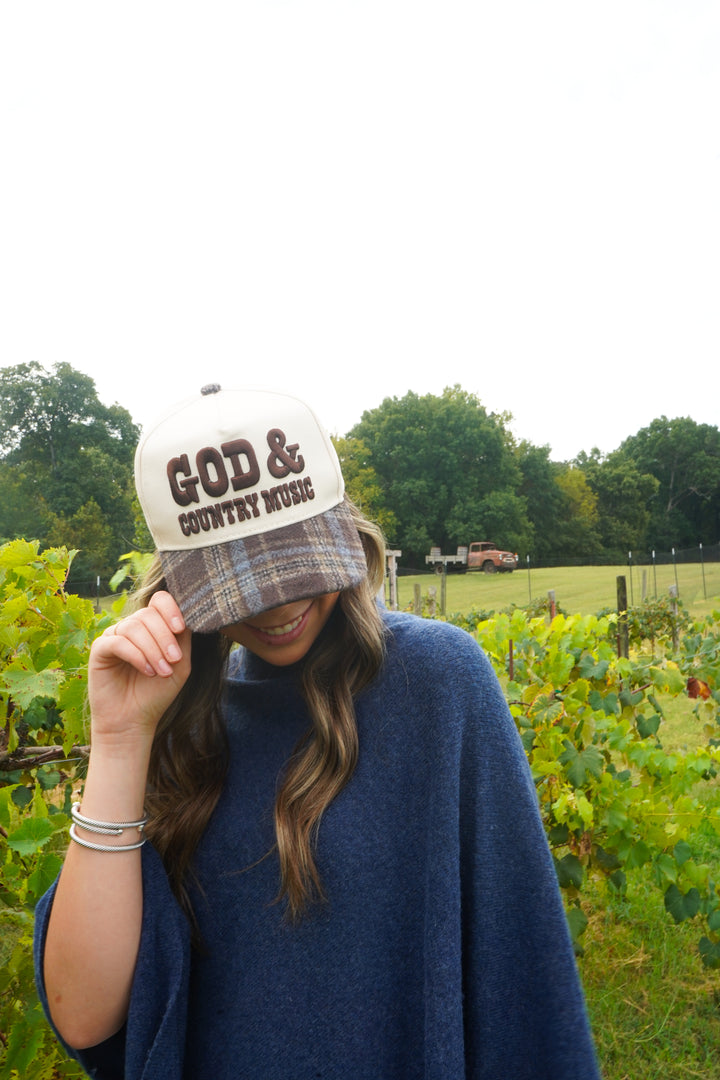 God &amp; Country Music Trucker Hat