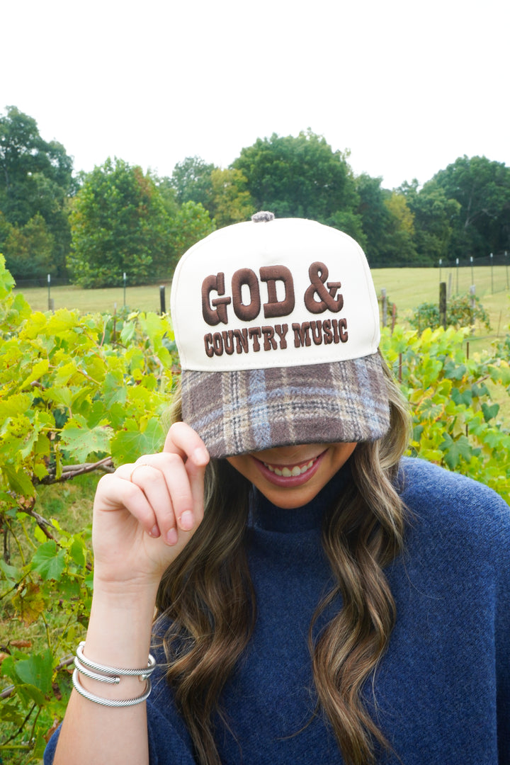 God &amp; Country Music Trucker Hat