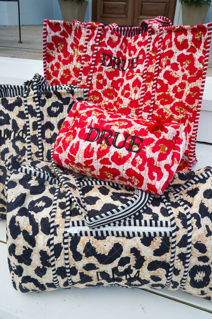 Quilted Block-Print - Leopard Collection | Customizable