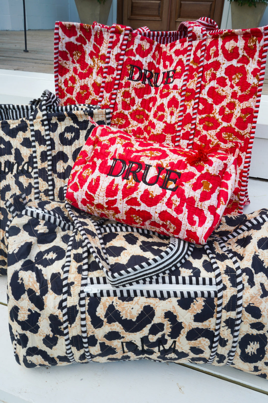 Quilted Block-Print - Leopard Collection | Customizable