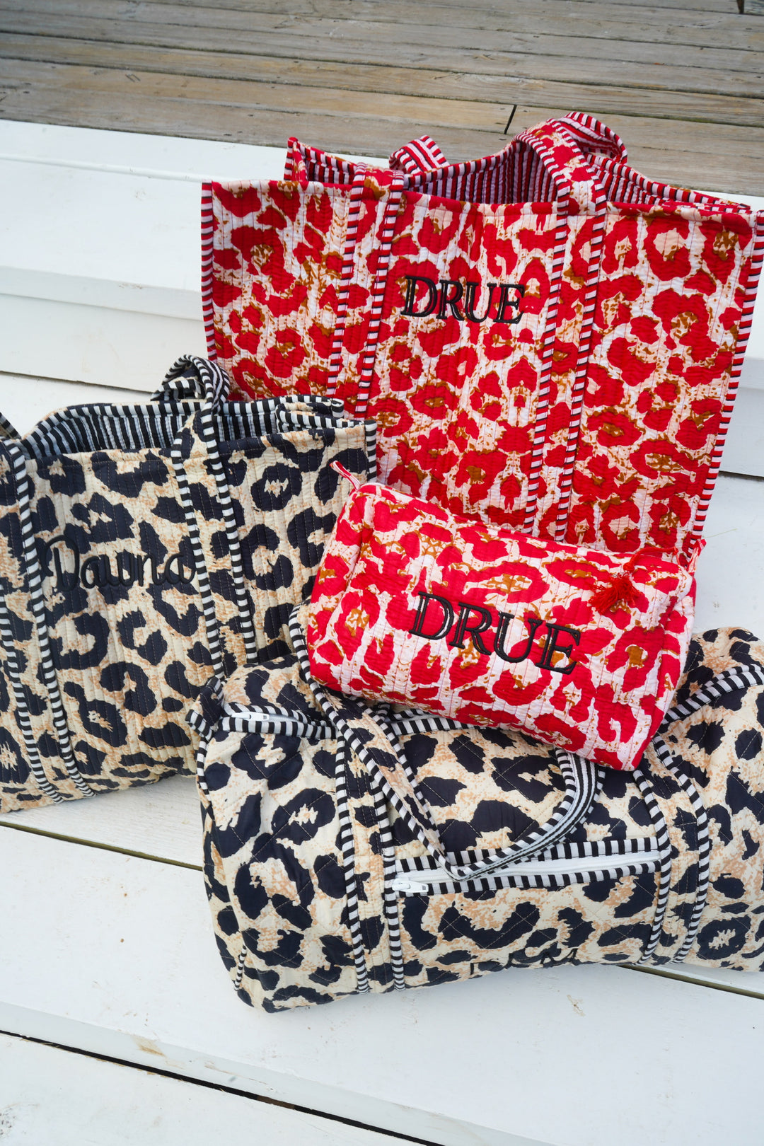 Quilted Block-Print - Leopard Collection | Customizable