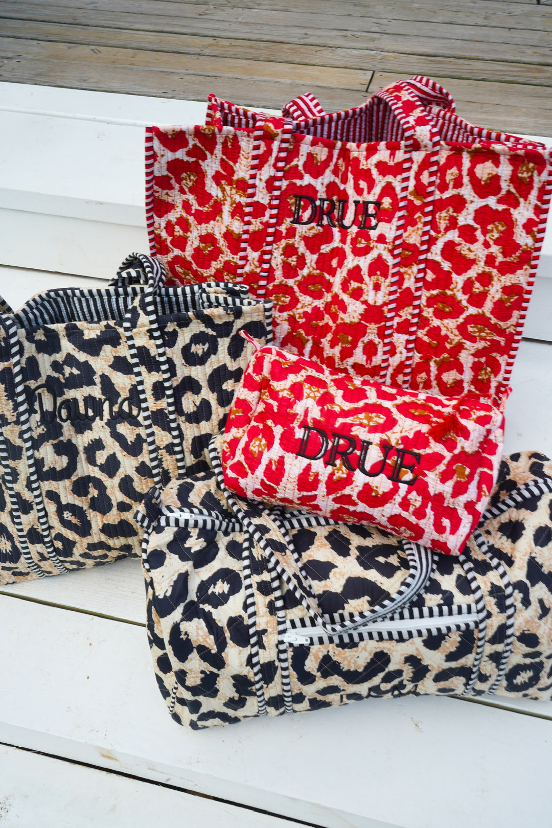 Quilted Block-Print - Leopard Collection | Customizable