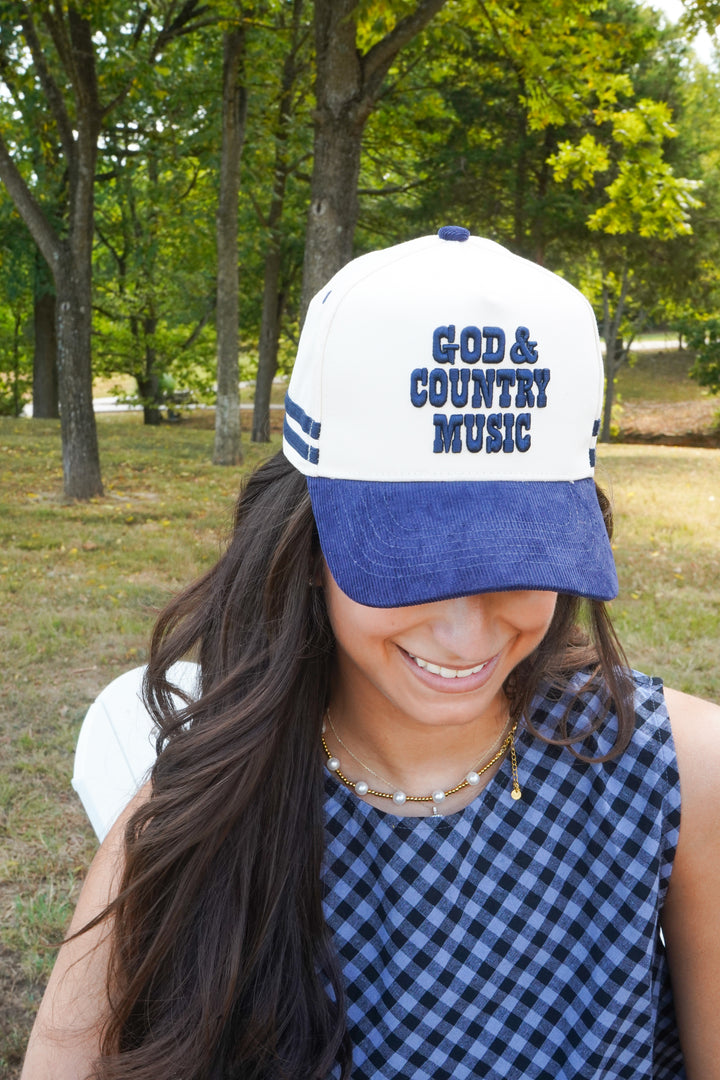 God &amp; Country Music Trucker Hat