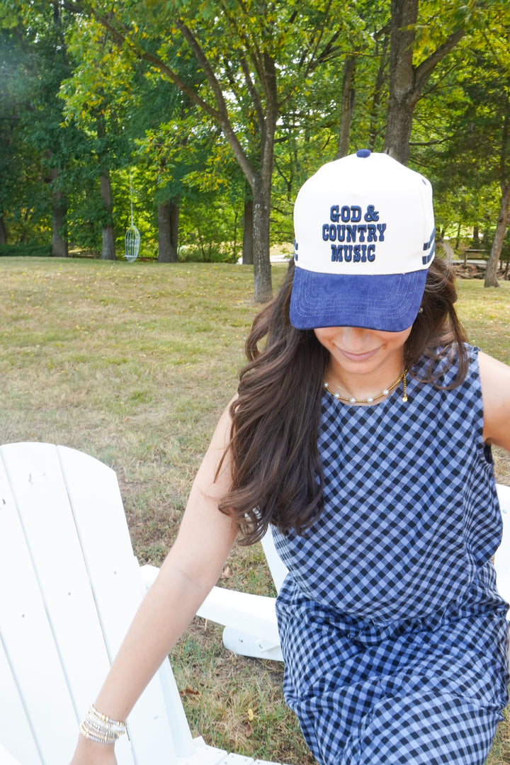 God &amp; Country Music Trucker Hat