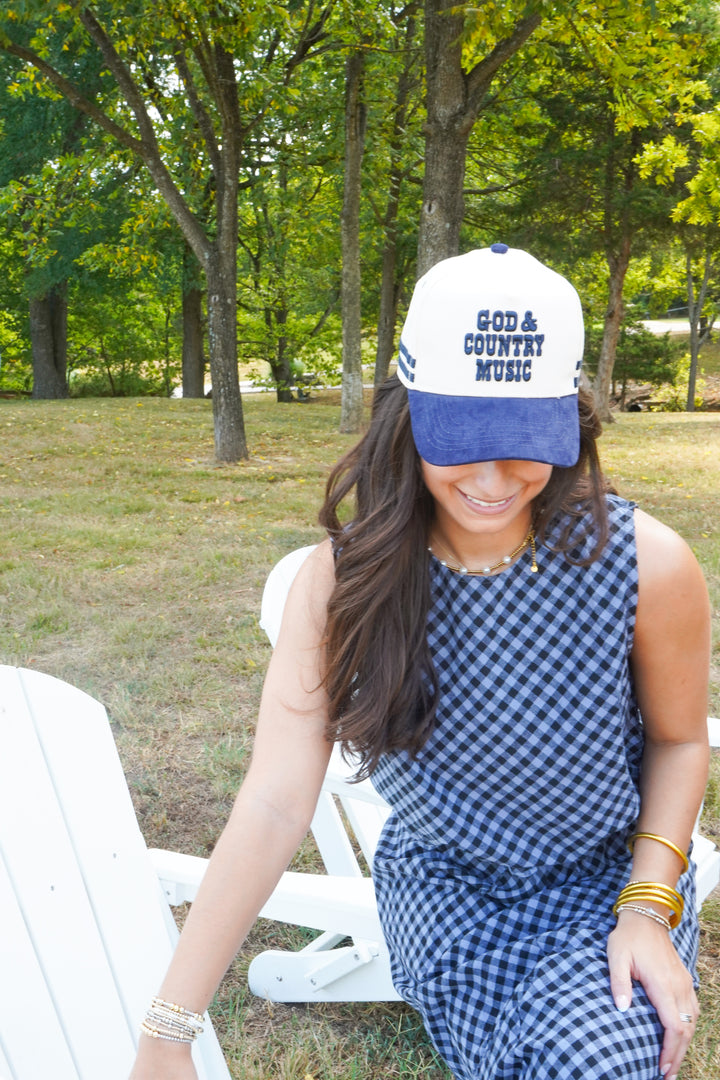God &amp; Country Music Trucker Hat