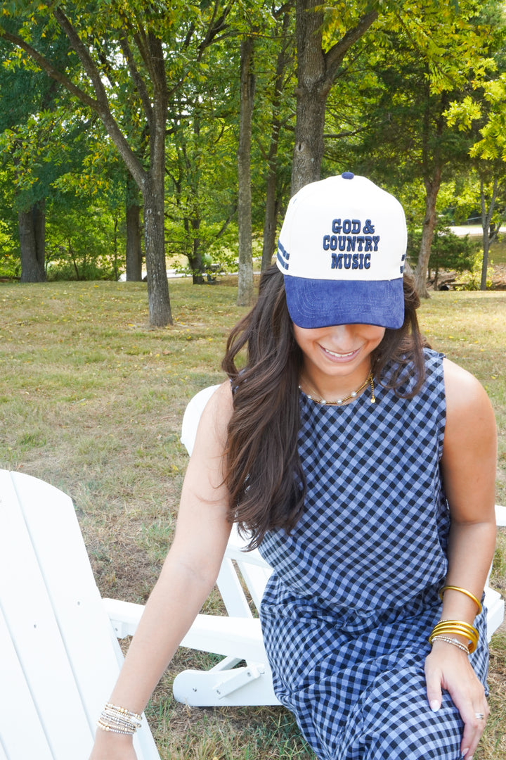 God &amp; Country Music Trucker Hat