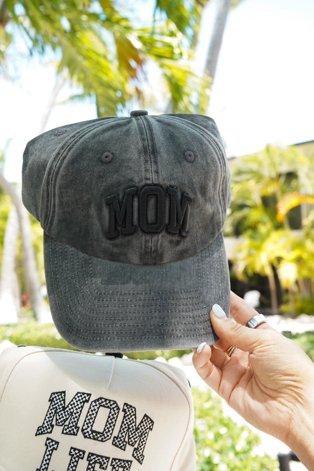Mom - Black Dad Cap