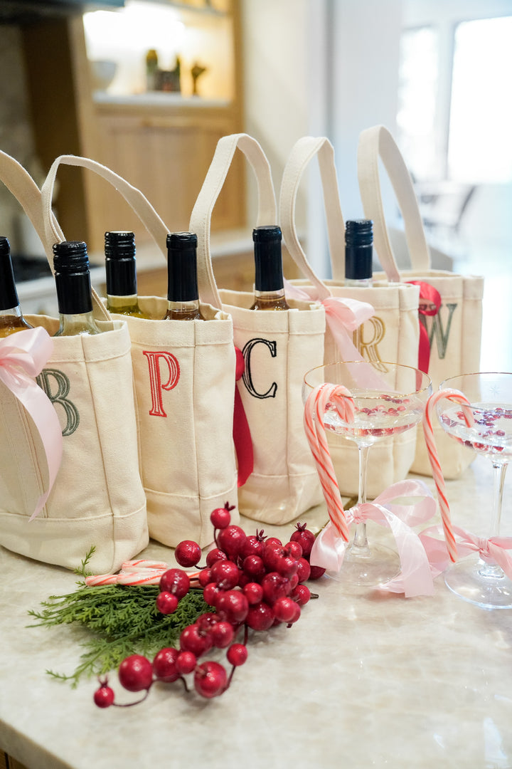 Custom Canvas Wine Bag