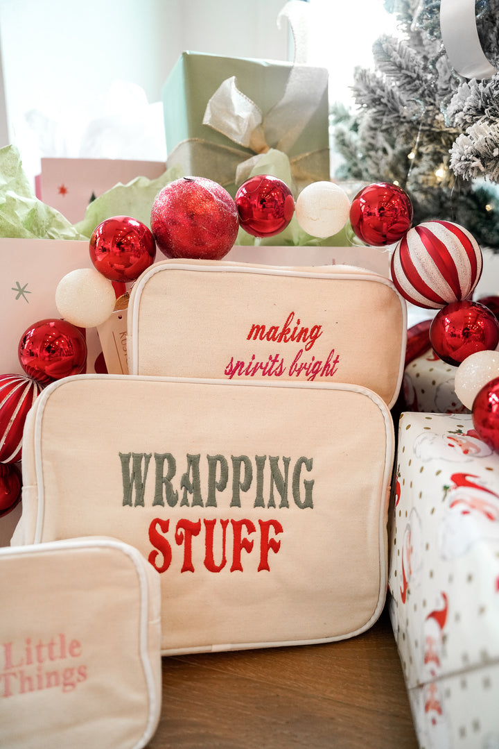 Canvas Makeup Bag Collection - PLAIN NO EMBROIDERY