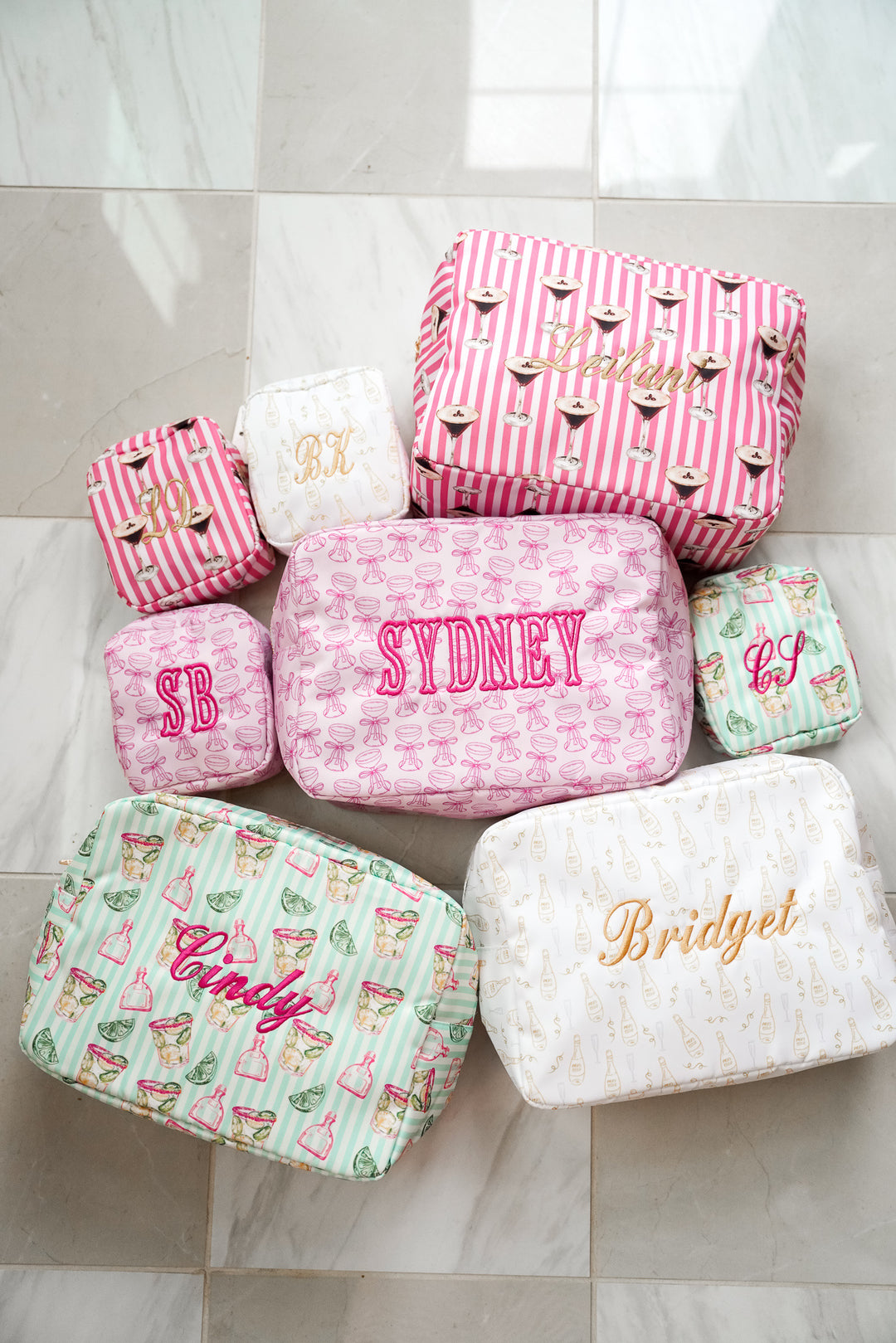 Cocktail Collection Nylon Bags for Embroidery