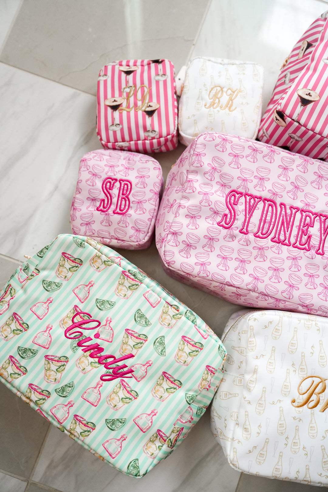 Cocktail Collection Nylon Bags for Embroidery