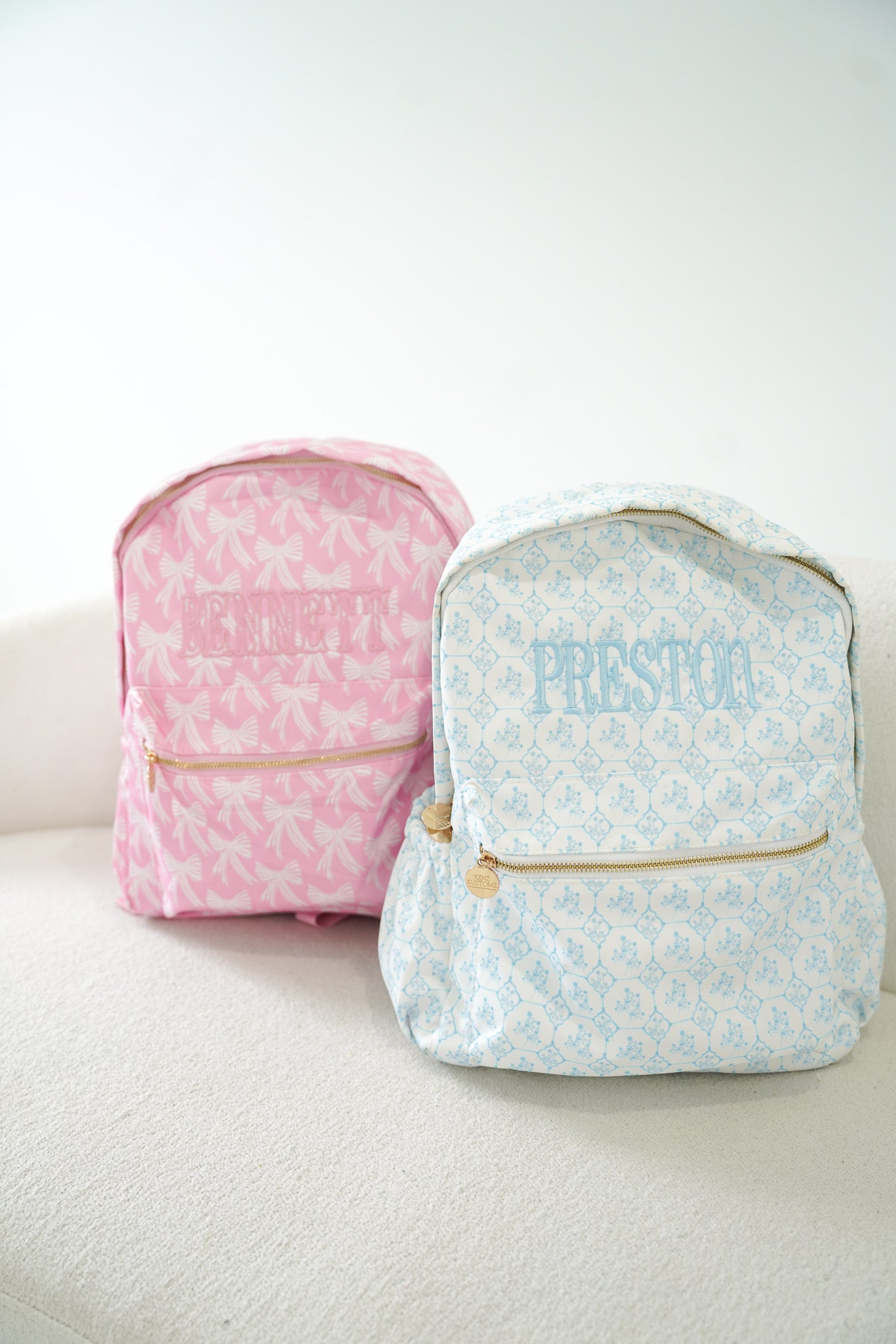 Pink Bow Backpack – KenzKustomz