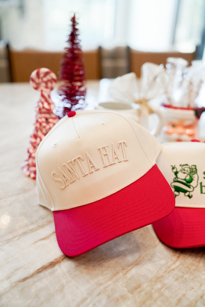 Santa Hat - Red Vintage Trucker Hat