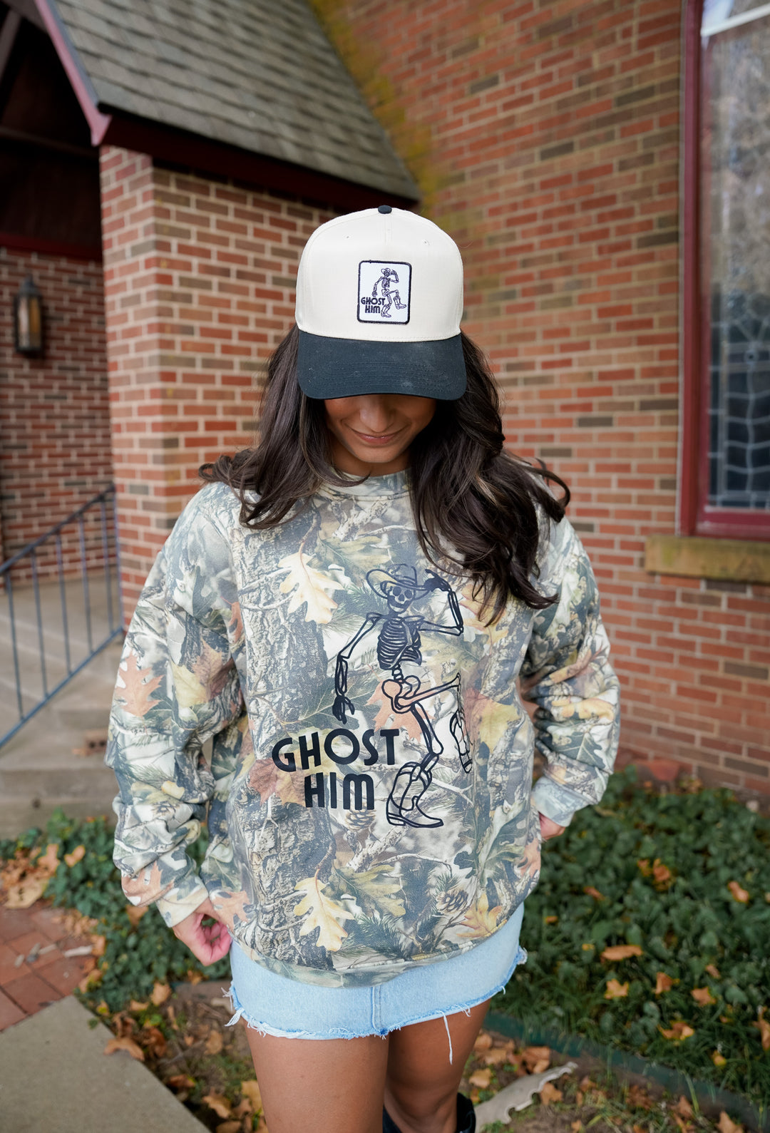 Ghost Him Trucker Hat