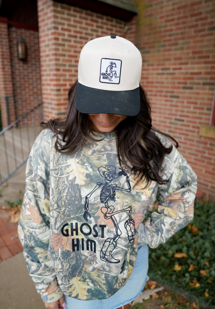 Ghost Him Trucker Hat