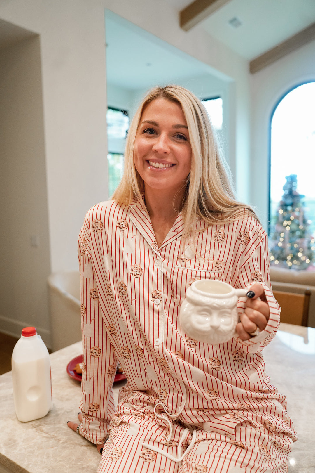 Milk &amp; Cookies - Long Pajama Set