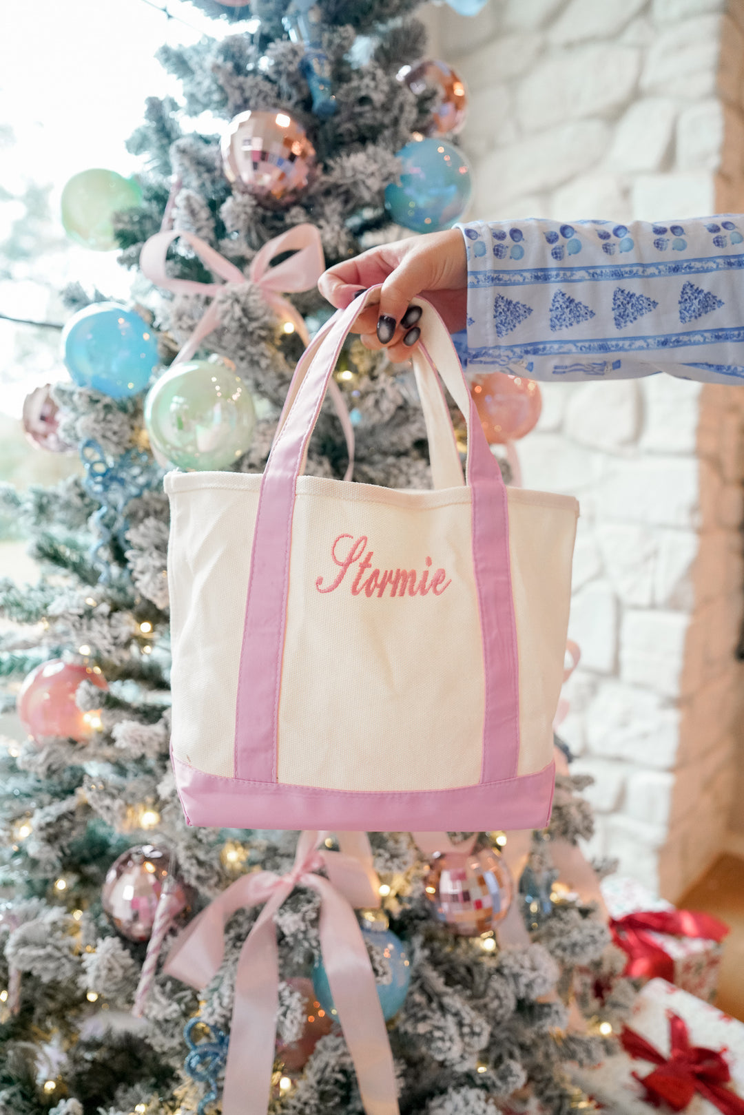 Mini Canvas Tote - Embroidered