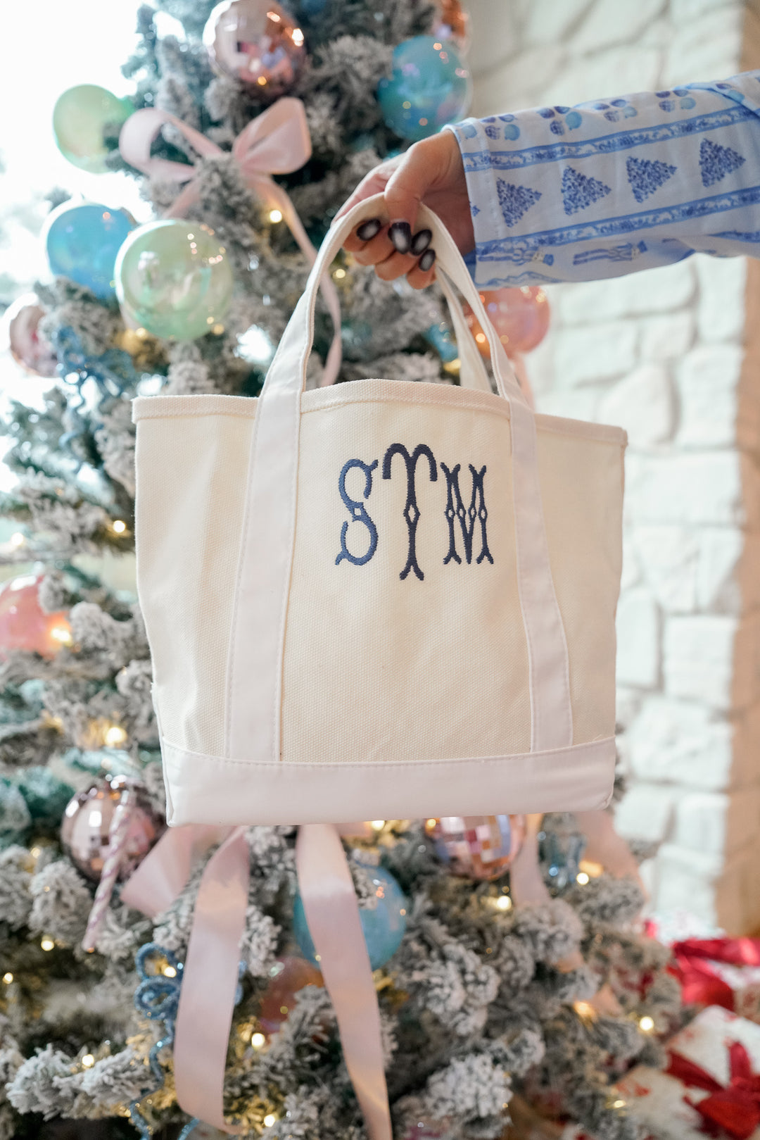 Mini Canvas Tote - Embroidered