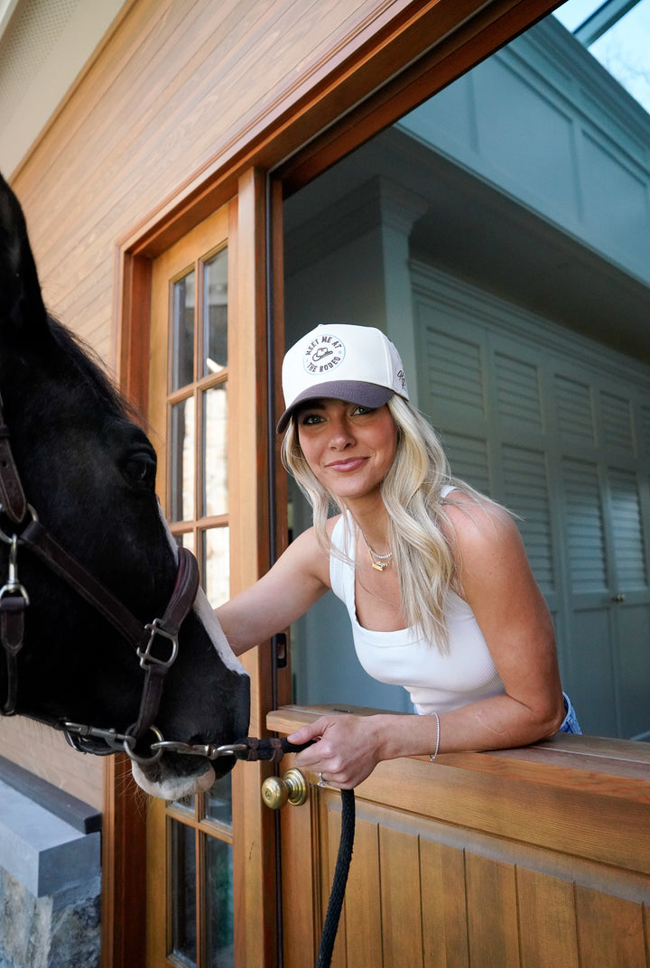 Meet me at the Rodeo - Brown Vintage Trucker Hat
