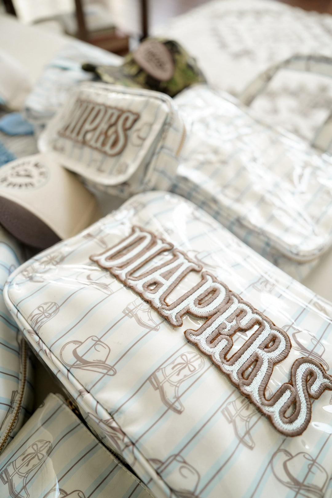 Western Blues Diapers XL Clear Coat Bag
