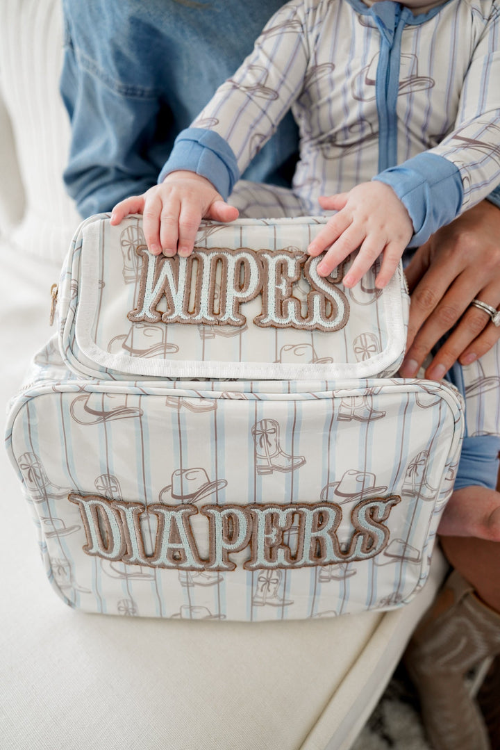 Western Blues Diapers XL Clear Coat Bag