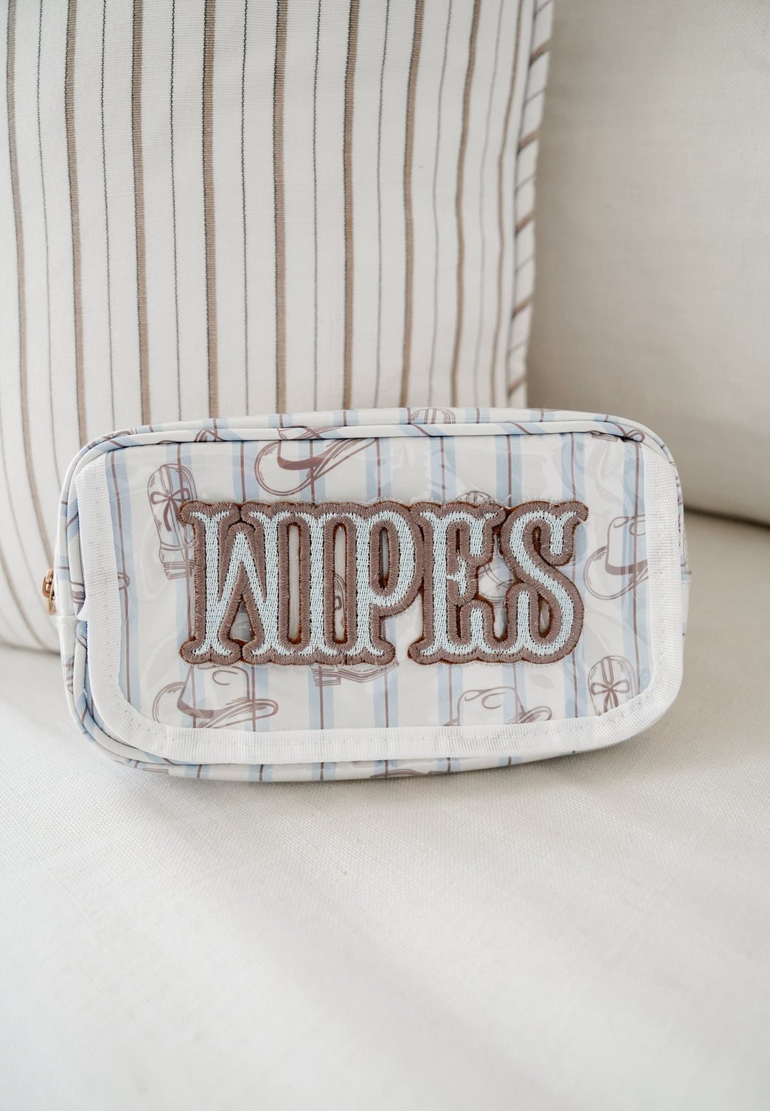 Diapers + Wipes Western Blues Clear Coat - Bundle