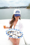 Oysters & Champagne - Navy Corduroy Trucker Hat